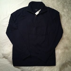 J. Crew Men's Reverse Waffle Half-Zip Sweatshirt